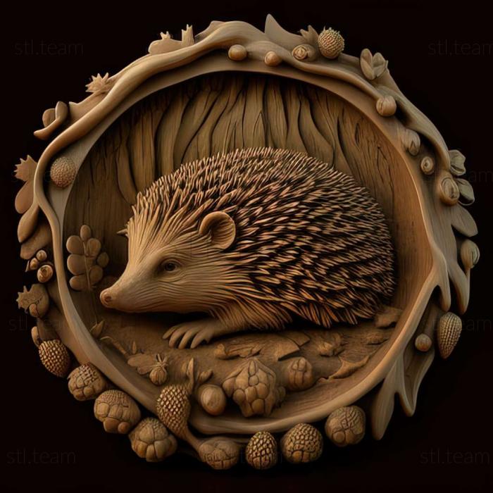 Animals hedgehog